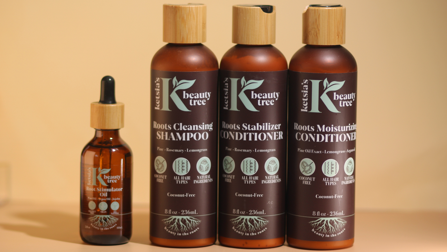 Ketsia’s Ultimate Growth &amp; Hydration Bundle – Coconut-Free Hair Care Essentials
